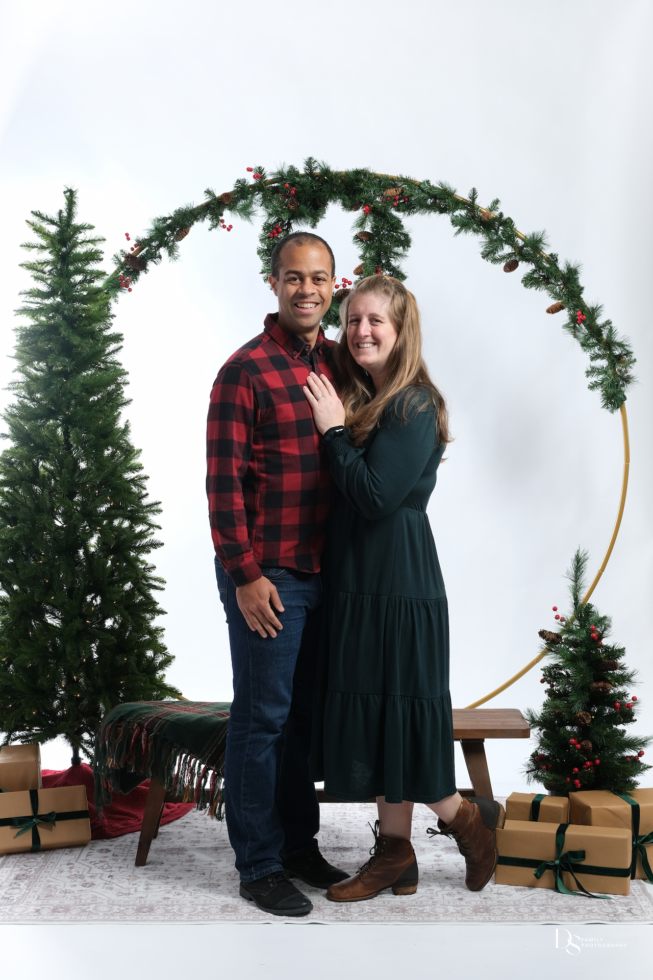 Toddler holiday photo